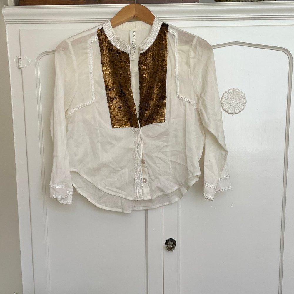 Sequin Free People Top